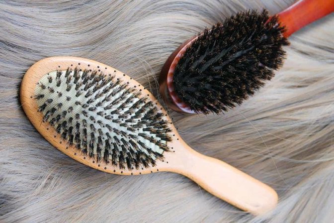 Les bohémiennes coiffure - brosse poil de sanglier