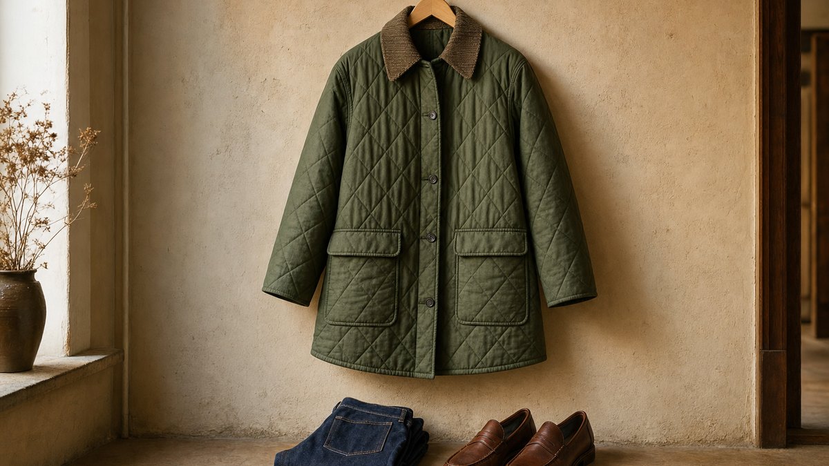 À 69,90 euros, cette veste matelassée Uniqlo en vert olive s'impose comme la pièce country chic de tout l'automne