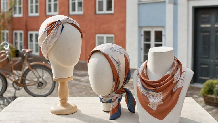 À Copenhague, le bandana remplace la casquette et le bob : trois façons de le porter sans tomber dans le cliché festival