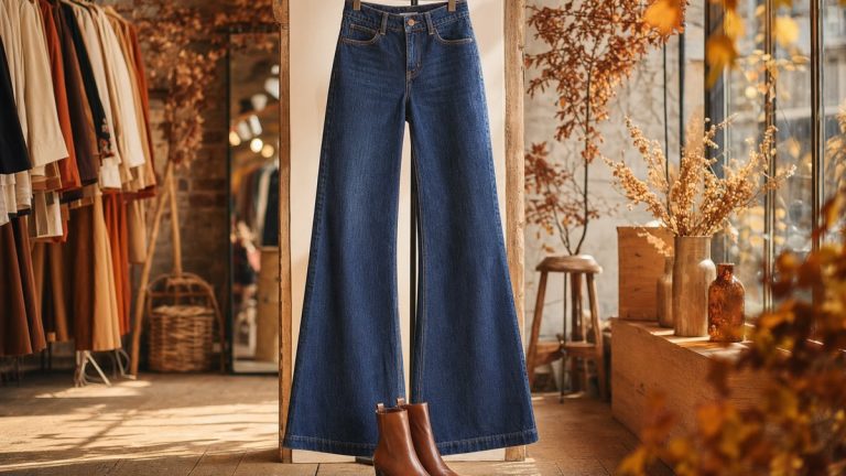 Après 50 ans, le jean flare taille haute remplace le slim et promet 10 centimètres de jambe en plus