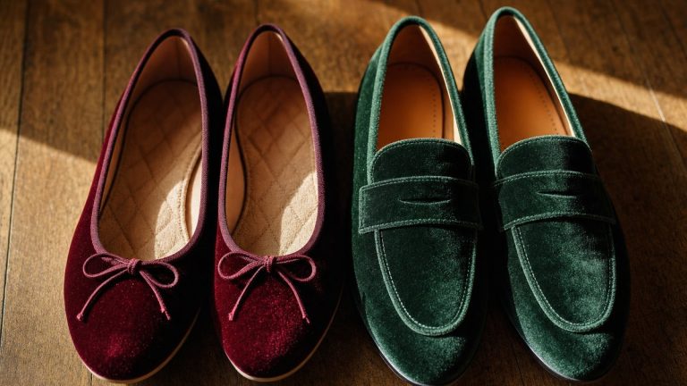 Ballerines, mocassins, Mary Jane : pourquoi le velours s'impose aux pieds des femmes de plus de 50 ans cette rentrée