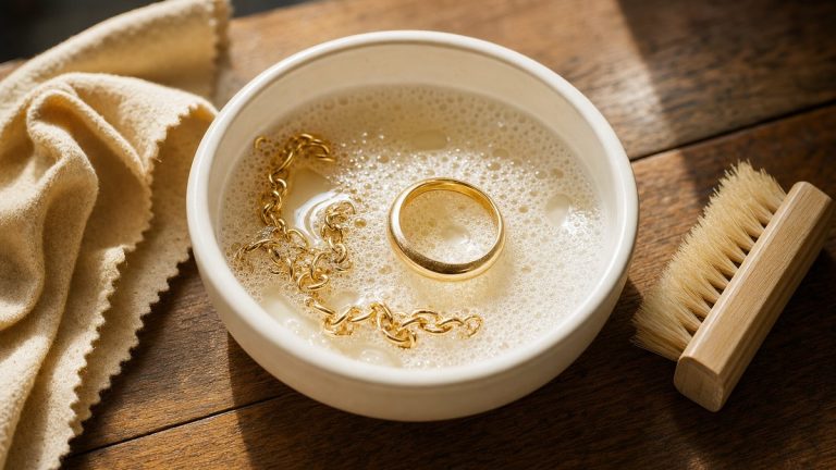 Bijoux en or ternis : 7 méthodes maison, du bicarbonate au Coca-Cola, pour retrouver l'éclat sans rayer