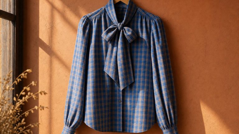 Ce chemisier Kiabi à 12 euros, noté 4,7 sur 5 et taillé du XS au XL, remplace la chemise blanche cet automne