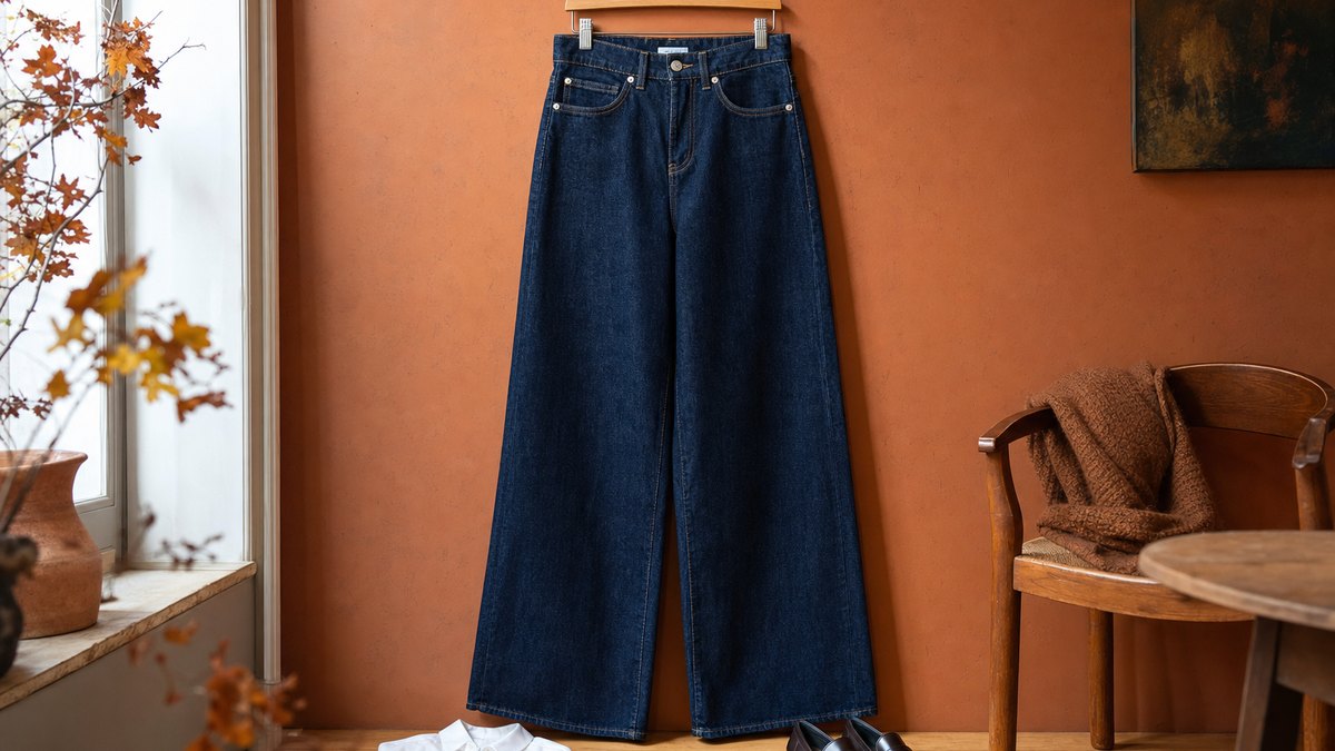 Ce jean large Mango à 39,99 euros, décliné du 32 au 54, devient la pièce chic de l'automne après 50 ans