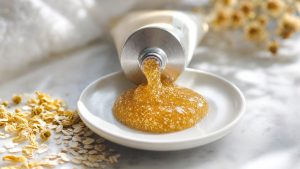 Ce masque exfoliant à 24,90 euros combine grains d'avoine et acides de fleurs pour lisser la peau en 10 minutes