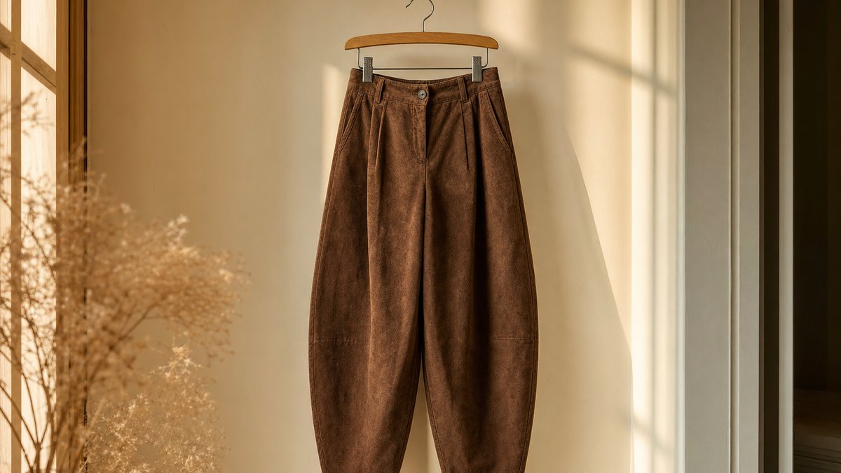 Ce pantalon en faux daim marron à 29,90 euros chez C&A remplace le jean pour tout l'automne