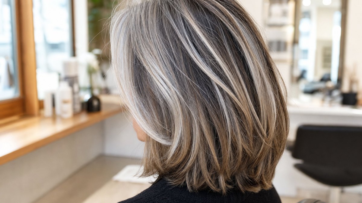 Cheveux poivre et sel : le quiet silver, la coloration douce que trois experts recommandent pour 2026 en salon