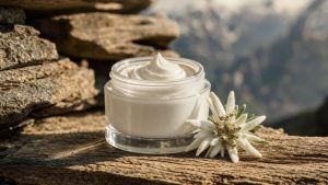 Crème anti-âge Susanne Kaufmann : 99 % d'ingrédients naturels et un edelweiss alpin pour protéger le collagène du visage
