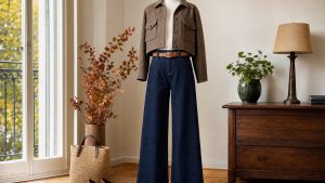 Cristina Cordula, 61 ans, quitte le slim pour le jean large en route vers le Futuroscope : le denim chic de l'automne