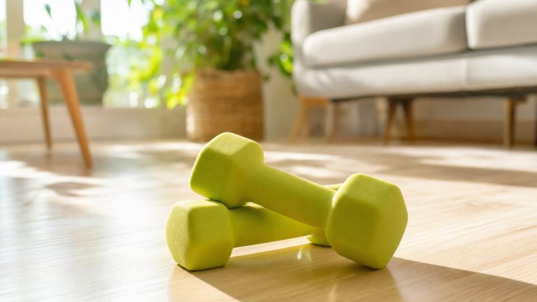 Deux haltères de 1 kg à 9,35 euros : l'accessoire compact qui tonifie les bras sans encombrer le salon