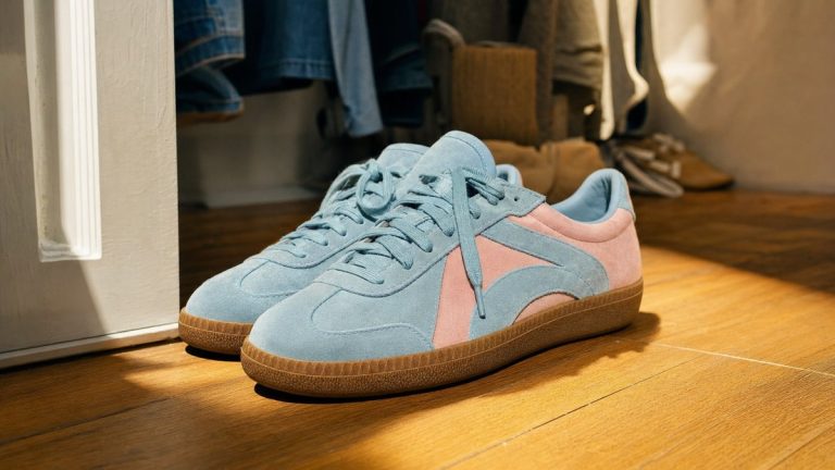 Gola, la basket britannique des années collège, revient en force cet automne avec son modèle Elan à semelle gomme