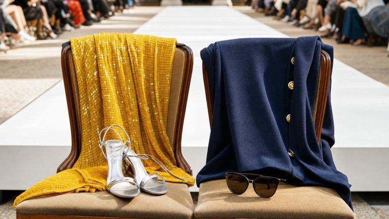 Jupe à sequins et caban-cape : les 2 actrices de Gossip Girl réunies au premier rang du défilé Max Mara à Milan