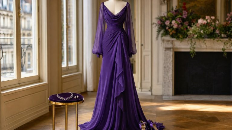 Kate Middleton, 44 ans, remplace le noir par une robe violette Jenny Packham vue à Londres à l'avant-première de Digger