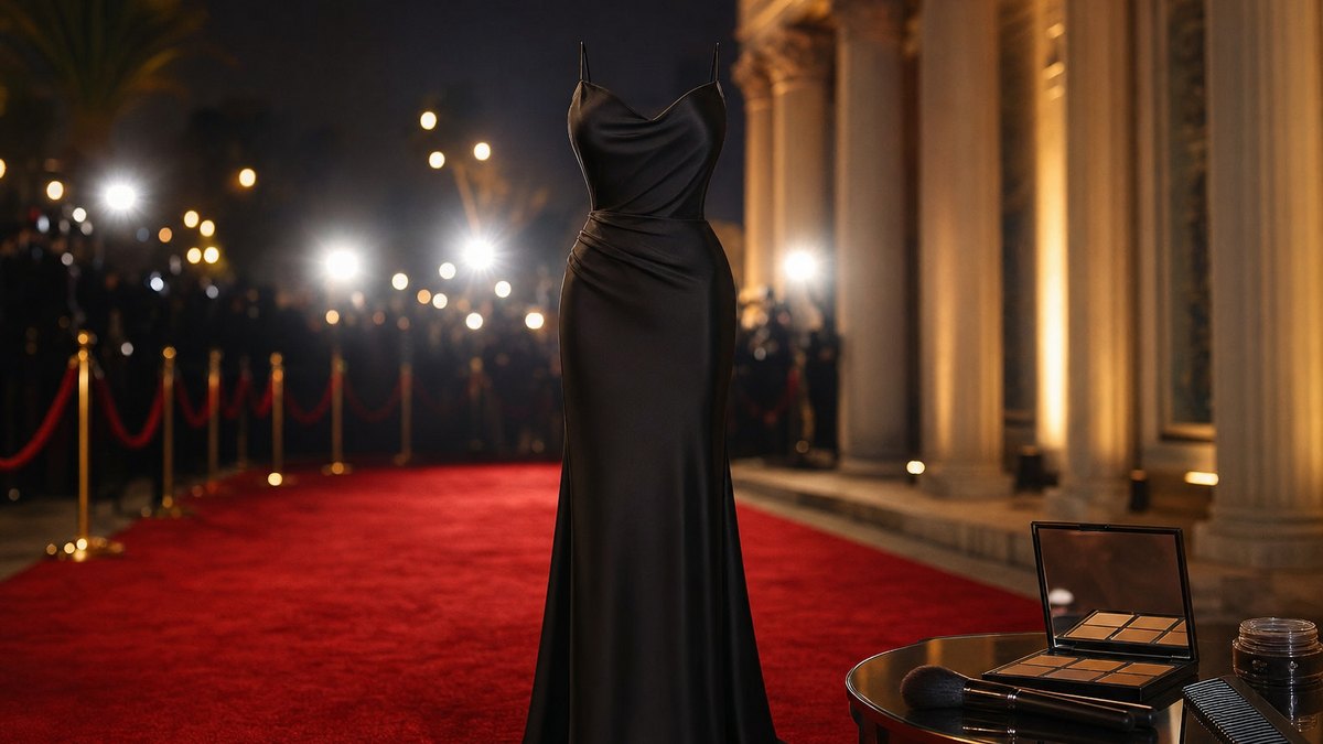 Kim Kardashian en robe Saint Laurent de 2004 à Los Angeles : le chignon plaqué et le contouring chaud qui font la différence