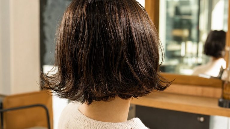 Le Bell-Bottom Bob, ce carré aux pointes recourbées venu des années 1970, s'impose en salon avec une retouche toutes les 8 semaines
