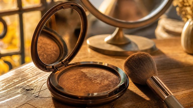 Le bronzer placé en V sur les tempes et l'ovale : le geste de Cristina Cordula, 61 ans, pour l'automne