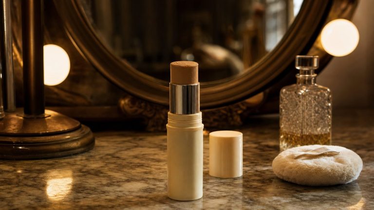 Le fond de teint Max Factor photographié dans la loge de Romy Schneider en 1961 coûte encore moins de 10 euros