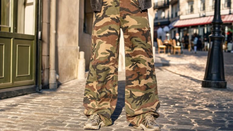 Le pantalon camo revient cet automne devant le léopard, et cinq stars l'ont déjà porté dans la rue