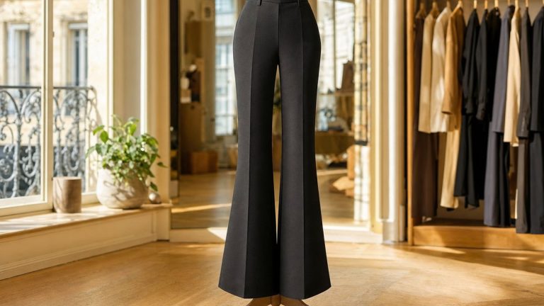 Le pantalon de tailleur évasé galbe le fessier sur toutes les morphologies : 3 façons de le porter au bureau