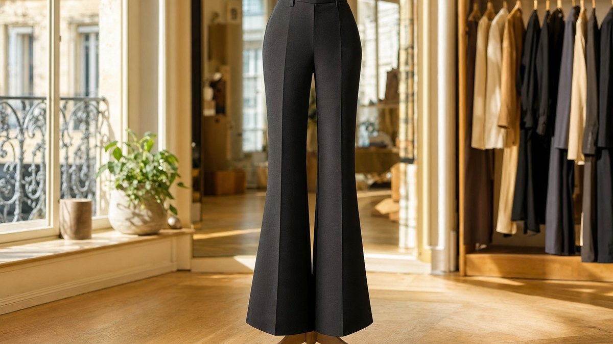 Le pantalon de tailleur évasé galbe le fessier sur toutes les morphologies : 3 façons de le porter au bureau