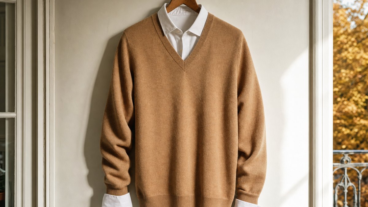 Le pull à col V revient en force cet automne 2026 : trois façons simples de le porter sans paraître démodé