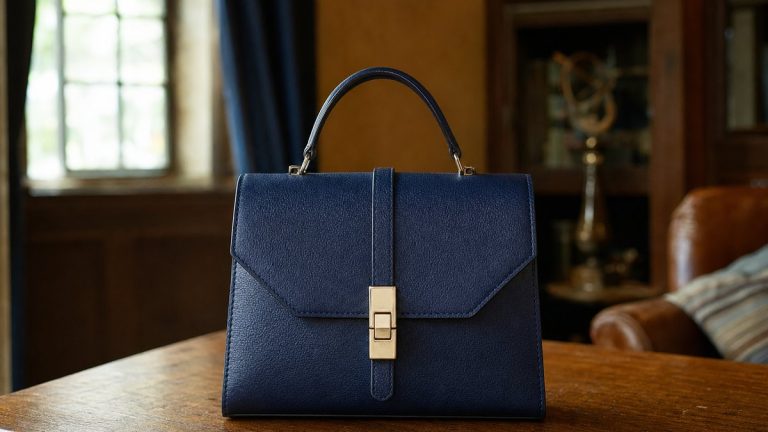 Le sac bleu marine détrône le noir cet automne : cinq maisons, dont Hermès et Gucci, ont déjà validé la nuance