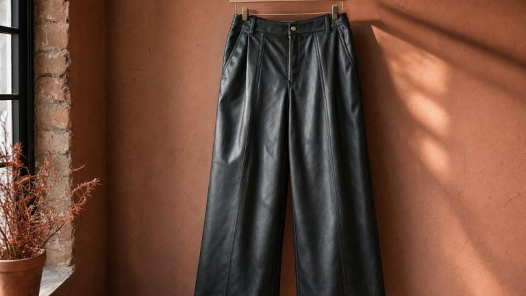 Pantalon en similicuir ESMARA à 9,99 euros chez Lidl : la coupe wide-leg noire qui remplace le jean cet automne