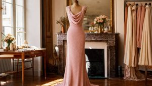 Robe de mariée colorée : de la rose poudré d'Audrey Hepburn en 1969 au violet de Victoria Beckham, la tendance s'installe