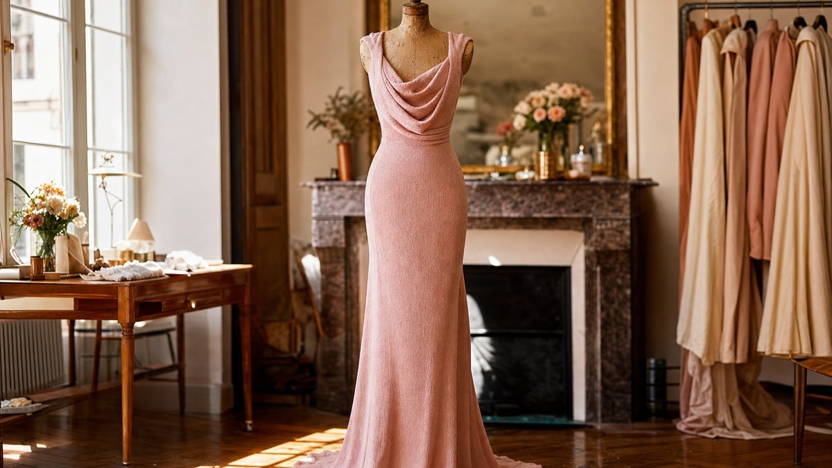 Robe de mariée colorée : de la rose poudré d'Audrey Hepburn en 1969 au violet de Victoria Beckham, la tendance s'installe