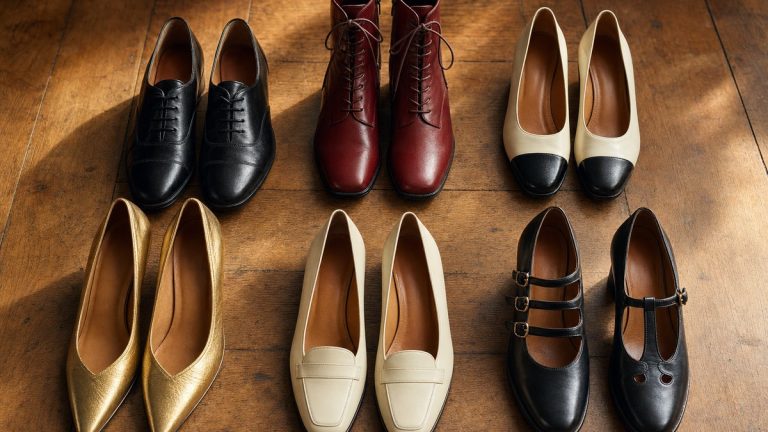 Sept modèles de chaussures des années 90 reviennent sur les podiums de l'automne-hiver 2026, des Oxford aux bottines rouges à lacets