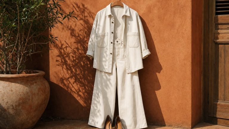 Surchemise écrue et jean large : les 4 pièces du look de Marion Cotillard, 50 ans, vues à la Mostra de Venise
