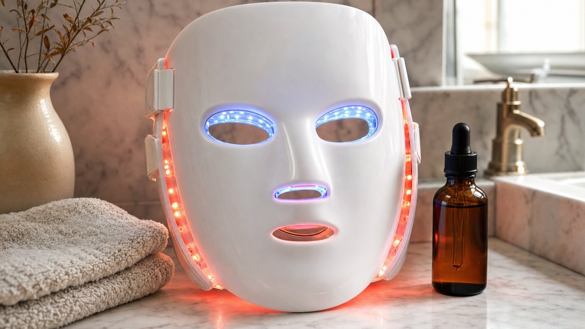 Un masque LED avec un programme de 8 minutes ouvre la sélection de 44 traitements anti-acné validés par les dermatologues