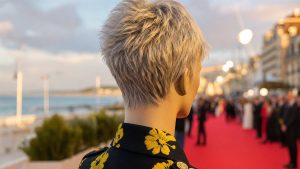 Une frange irrégulière et des cheveux gris très courts : la nouvelle coupe de Lio, 64 ans, dévoilée à Deauville