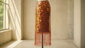 Une jupe Prada vintage couverte de petits miroirs a volé la vedette au cocktail Cinemoda, et lancé la tendance 2027