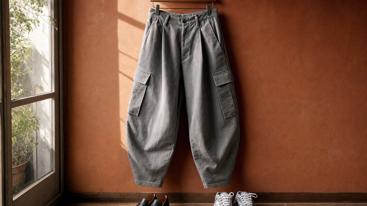 Vendu 25 euros du 34 au 46, ce pantalon barrel Kiabi noté 4,8 sur 5 remplace le jean droit cet automne