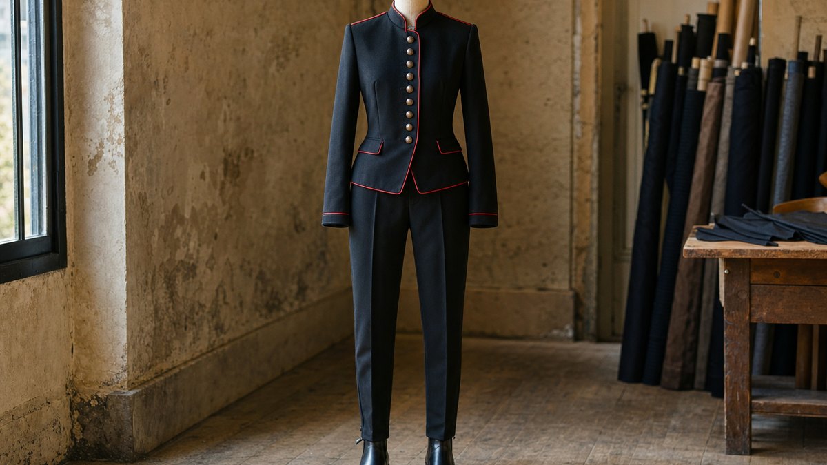Veste militaire à passepoils rouges : à 53 ans, Hélène de Fougerolles détrône le blazer au Multi Screen Grand Prix 2026