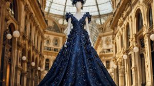 Vittoria Ceretti ouvre la Galleria Vittorio Emanuele II en Valentino haute couture de 2018 pour Vogue World Milan 2026