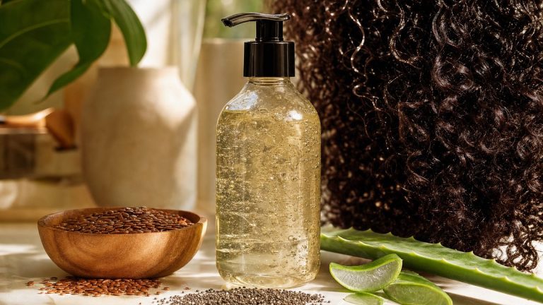 À 10,50 euros le flacon de 200 ml, cette gelée Aroma-Zone promet des boucles souples sans effet carton en 2026