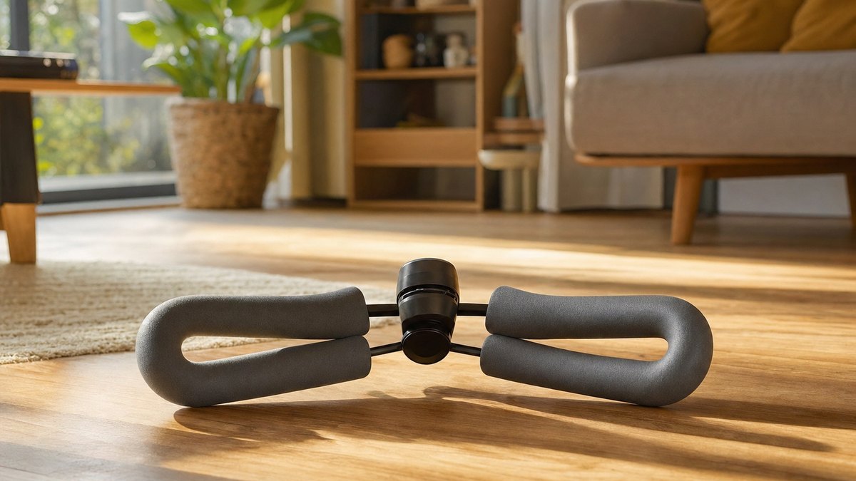 À 21,99 euros chez Decathlon, cet accessoire en mousse haute densité cible les bras et l'intérieur des cuisses à la maison