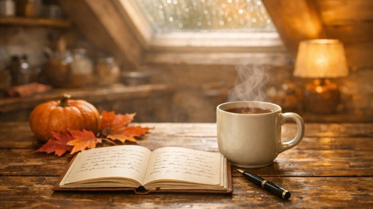 À 41 ans, elle note ses humeurs dans un carnet trois automnes : la même semaine revient, toujours collée au même dimanche d'octobre