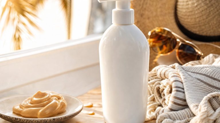 À 5,69 euros, ce lait corps Mixa noté 4,6 sur 5 promet un hâle doré sans trace en deux jours