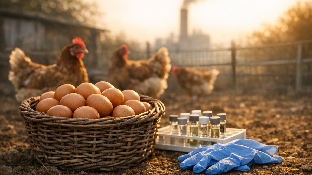 À Haraucourt, dans les Ardennes, des œufs de poules contiennent presque 40 fois la norme de PFAS : ce que révèlent 91 analyses en France