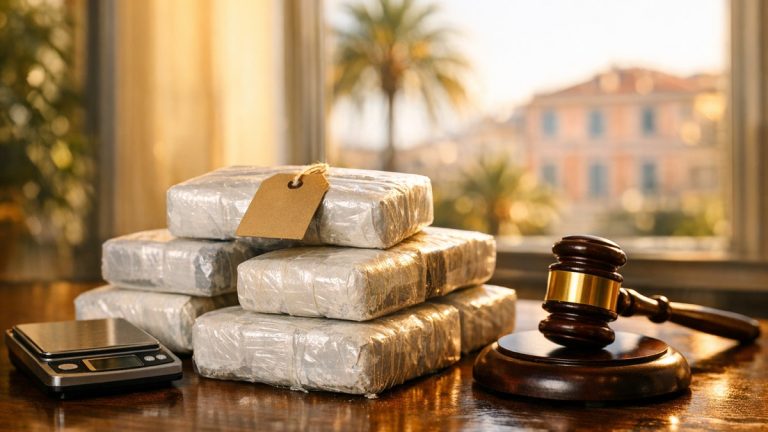 À Nice, 1,5 kg de cocaïne retrouvé chez un fournisseur : trois hommes condamnés à des peines allant jusqu'à vingt mois de prison