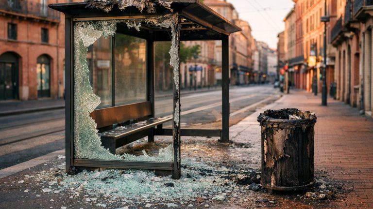 À Toulouse, abribus cassés, décorations de Noël détruites et tags dans le métro : 675 000 euros de dégâts après le 17 octobre