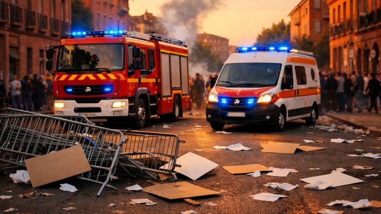 À Toulouse, un manifestant de 20 ans grièvement blessé à la main droite après une explosion en fin de cortège, quartier des Arènes