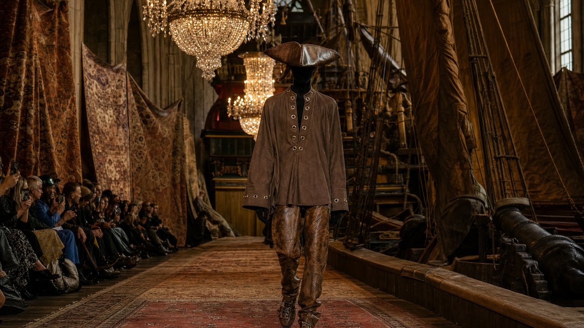 Acne Studios transforme le Collège des Bernardins en galion pour son défilé printemps-été 2027 et relance la mode pirate