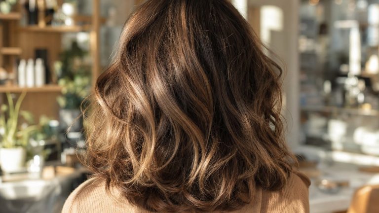 Après 40 ans, éclaircir sa base brune de 1 à 2 nuances suffit : le café au lait illumine le teint
