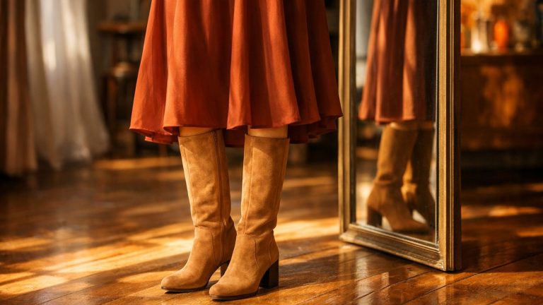 Bottes à talon ou bottines plates : 3 critères simples pour choisir la hauteur de tige qui n'écrase pas votre silhouette