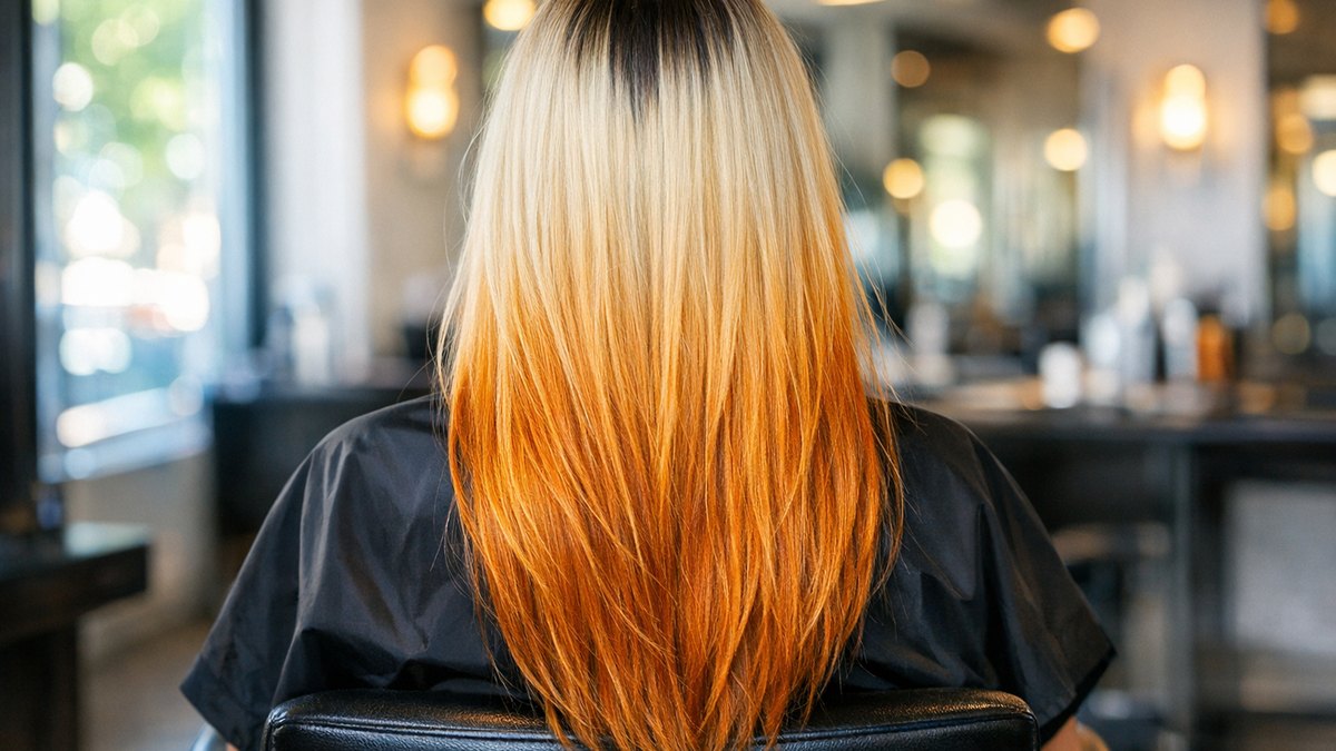 Brune depuis toujours, elle passe au blond polaire dans un salon bordelais : trois semaines plus tard, ses longueurs virent nettement à l'orange