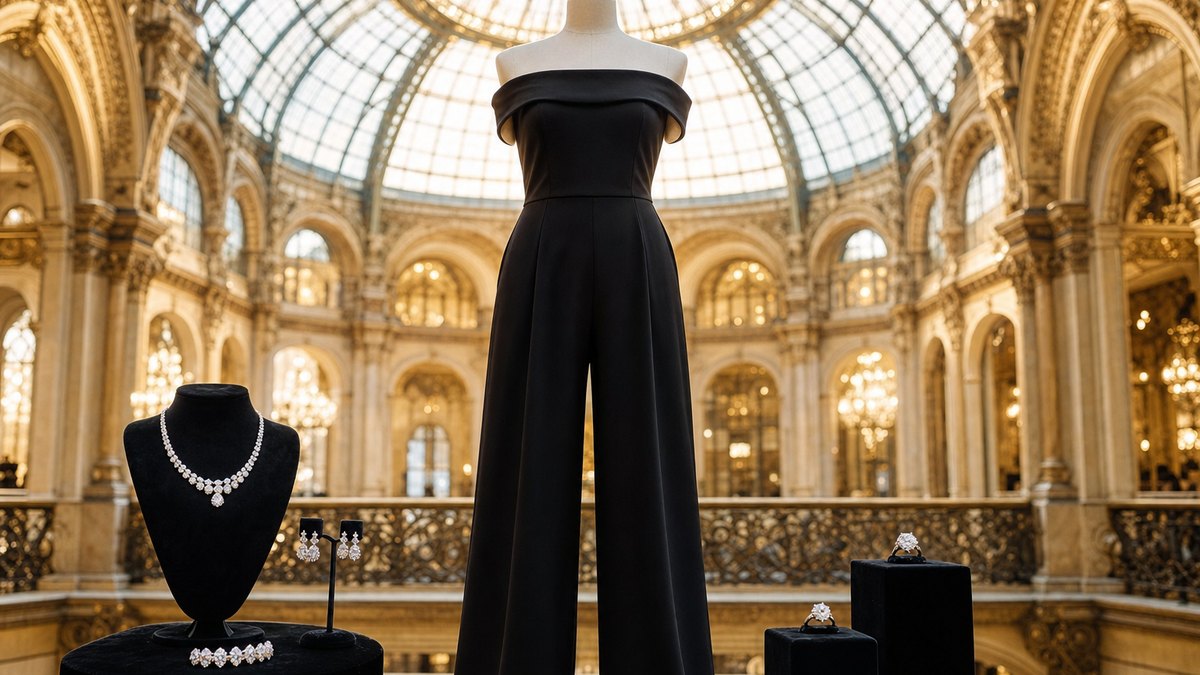 Carla Bruni, 58 ans, au Grand Palais : son total look noir et ses diamants Messika donnent le ton de l'automne